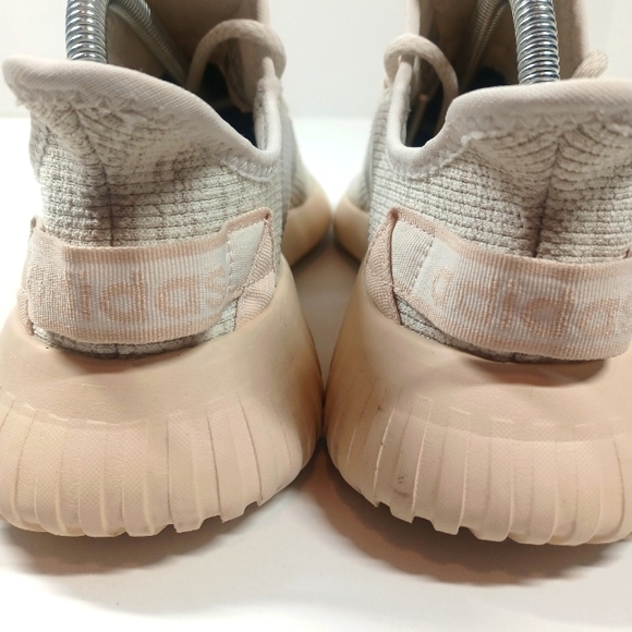 Adidas Cloudfoam Cream Tan Silver Trainers Women's Size 8 Sneakers - Picture 5 of 10